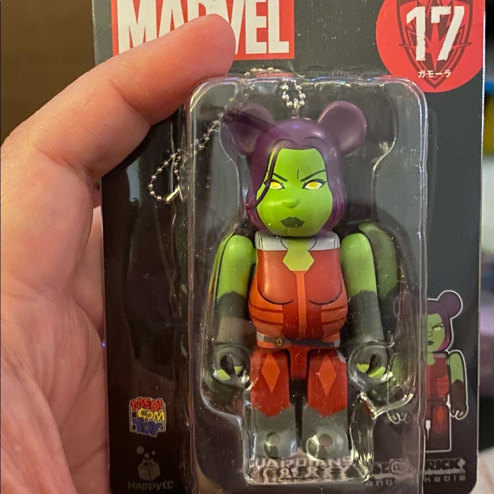 Marvel Bearbrick 100% -Japan Lottery - #17 Gamora